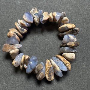 Nature Blue chalcedony bracelet